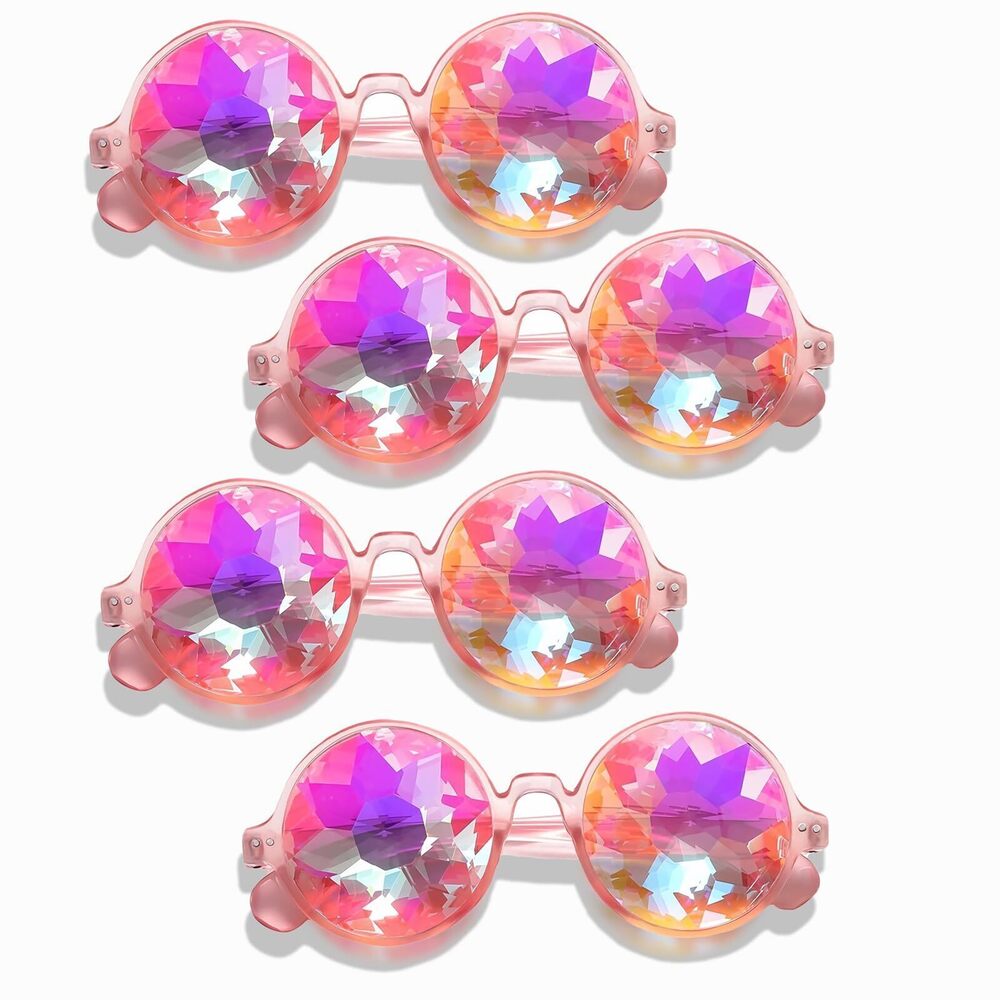 4362 Trippy Psychedelic Festivals Kaleidoscope Rainbow Sunglass Rave Goggle